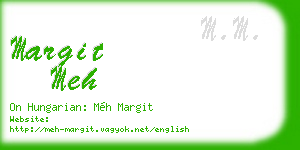 margit meh business card
